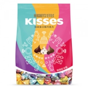 好时（Hershey’s）Kissess袋装散装炫彩多口味巧克力（电商版）糖果巧克力休闲零食500g