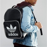 adidas 阿迪达斯Originals Retro 男士时尚潮流双肩背包 黑色款
