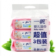 一帆 婴儿湿巾 80片*3包