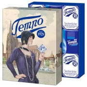 手快有！得宝(Tempo) 复刻版礼盒装手帕纸