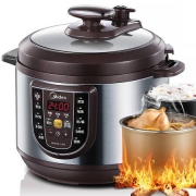 27日0点：Midea 美的 W12PCS505E 一锅双胆 5L电压力锅
