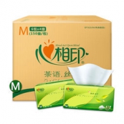 心相印 茶语系列 软抽3层150抽抽纸 *24包