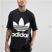 反季囤货！adidas 阿迪达斯Originals AC Boxy 男士纯棉短袖T恤 经典款