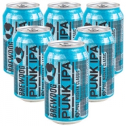 酿酒狗（Brewdog）英国 原装进口 精酿狗朋克英式印度淡啤酒Punk IPA 330ml*6听 *2件