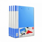 得力文具 5342 双力夹 A4双夹文件夹背宽18m 质量厚 办公用品