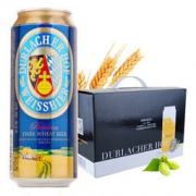 历史低价： DURLACHER 德拉克 黑啤酒礼盒装 500ml*8听*12件+小麦黑啤酒500ml*12听