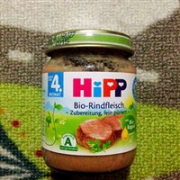 德国Hipp喜宝婴儿罐装免敏牛肉泥一段（4个月以上） 6罐装