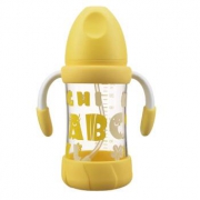 好价速入：日康（rikang）RK-N1015 玻璃奶瓶 240ml 黄色