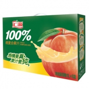 汇源 100%桃复合果汁1L*6盒  便携装