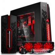 九州风神(DEEPCOOL)病毒ROG版水冷散热机箱(支持ATX/内送360水冷散热风扇/智能温控/华硕ROG认证）
