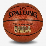 SPALDING 斯伯丁 76-167Y 王者风范 比赛用球 赠袜子及篮球配件