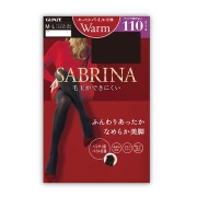 GUNZE SABRINA 110D 黑色加压瘦腿防静电连裤袜  *3件