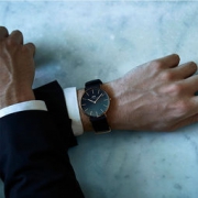 双11预告：Daniel Wellington Cornwal 经典黑表盘男士手表