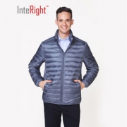 INTERIGHT 90白鸭绒 男士立领超轻便携羽绒服