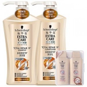 Schwarzkopf 施华蔻 多效修护洗护套装(洗发露600ml+润发乳600ml+洗发露50ml+润发乳50ml) *3件