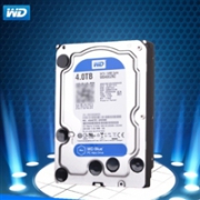 WD 西部数据 蓝盘 SATA III 台式机硬盘 4TB WD40EZRZ