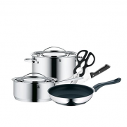 福腾宝（WMF） Gala系列 Gala Plus 不锈钢锅具3件套 +刀具两件套