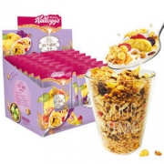 Kellogg's 家乐氏 谷兰诺拉黄桃什锦水果谷物麦片 490g *5件