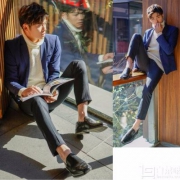 限Prime会员，ECCO 爱步 JOHANNESBURG 男士真皮一脚蹬正装鞋 623514
