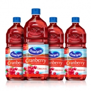 OceanSpray 优鲜沛 蔓越莓汁饮料 1L*4瓶*3