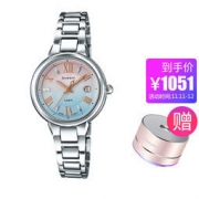 【最后1小时】CASIO 卡西欧 SHEEN系列 SHE-4516SBD 女士太阳能时装腕表