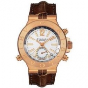 【网购星期一】历史新低： BVLGARI 宝格丽 Diagono系列 DGP40C6GLDGMT 男士机械腕表