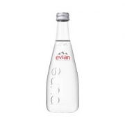 法国进口 依云EVIAN 天然矿泉水 玻璃瓶装 330ml*20瓶 *3件