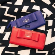kate spade 凯特·丝蓓 女士牛皮蝴蝶结钱包（两色可选）*2件