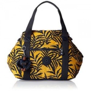 Kipling 女式 ART S单肩斜挎包 K1006580B 玉米黄丛林印花拼接 27*44*18cm
