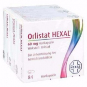德国Orlistat Hexal 赫素特效减肥胶囊 84粒*3盒