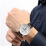 Edox依度Les Vauberts Chronograph男士石英腕表10408-3A-AIN