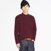 UNIQLO优衣库 男款高领长袖T恤