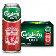 嘉士伯（Carlsberg） 特醇啤酒 利物浦特别纪念版500ml*12听 *2件