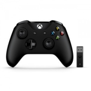 微软 (Microsoft) Xbox无线控制器/手柄 黑色+Xbox 新版无线适配器