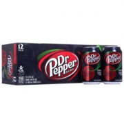 美国进口 胡椒博士 Dr Pepper 樱桃味1箱 355mlx12罐 *9件