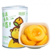 味品堂 糖水黄桃罐头 水果罐头 425g