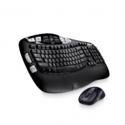 罗技（Logitech）  Wave Mk550 无线人体工学键鼠套装