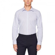 Calvin Klein Mens Slim Fit 卡尔文·克莱长袖衬衣M码此价