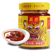 英潮 鲁西牛肉 鲜椒酱 瓶装 210g
