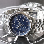 西铁城（CITIZEN） Sapphire Collection AT2141-52L 男款光能动腕表 经典三眼计时 100米防水