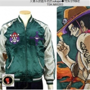 Switch Planning ×ONE PIECE 海贼王 火拳艾斯 横须贺Sukajan刺绣夹克