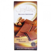 比利时进口 Guylian吉利莲 扁桃仁牛奶巧克力排块100g