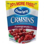 优鲜沛Ocean Spray Craisins 蔓越莓干 红石榴味 340g