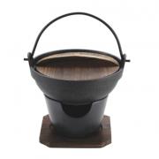 珍珠生活（Pearl Life）  大理石 怀石 地炉锅 16cm 带炉子