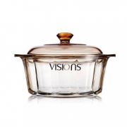 24日0点：VISIONS 康宁 VS-22-DI 晶钻透明汤锅  2.2L