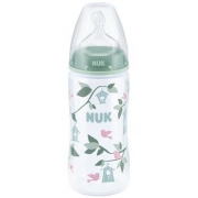 NUK 宽口径PP彩色奶瓶（配防胀气奶嘴） 300ml