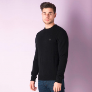 Original Penguin 男款圆领羊毛针织衫