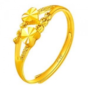 CHOW TAI FOOK 周大福 心心相守 F156901 足金戒指 2.01g