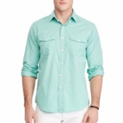 Ralph Lauren拉夫劳伦男士宽松版型纯棉运动衬衫  多色