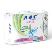 ABC 轻透薄网感棉柔 夜用卫生巾 280mm*8片 *2件